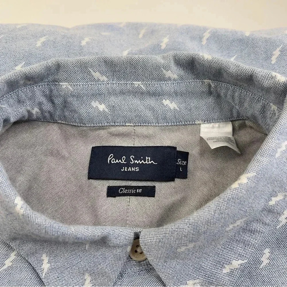 Paul Smith Lightning Bolt Button Down Shirt - Picture 5 of 13